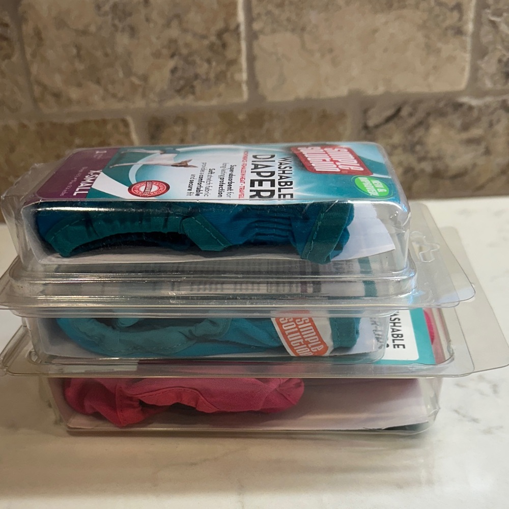 Washable Dog Diaper Cover-Ups - Pink and Turquoise Brand New - Picture 8 of 8